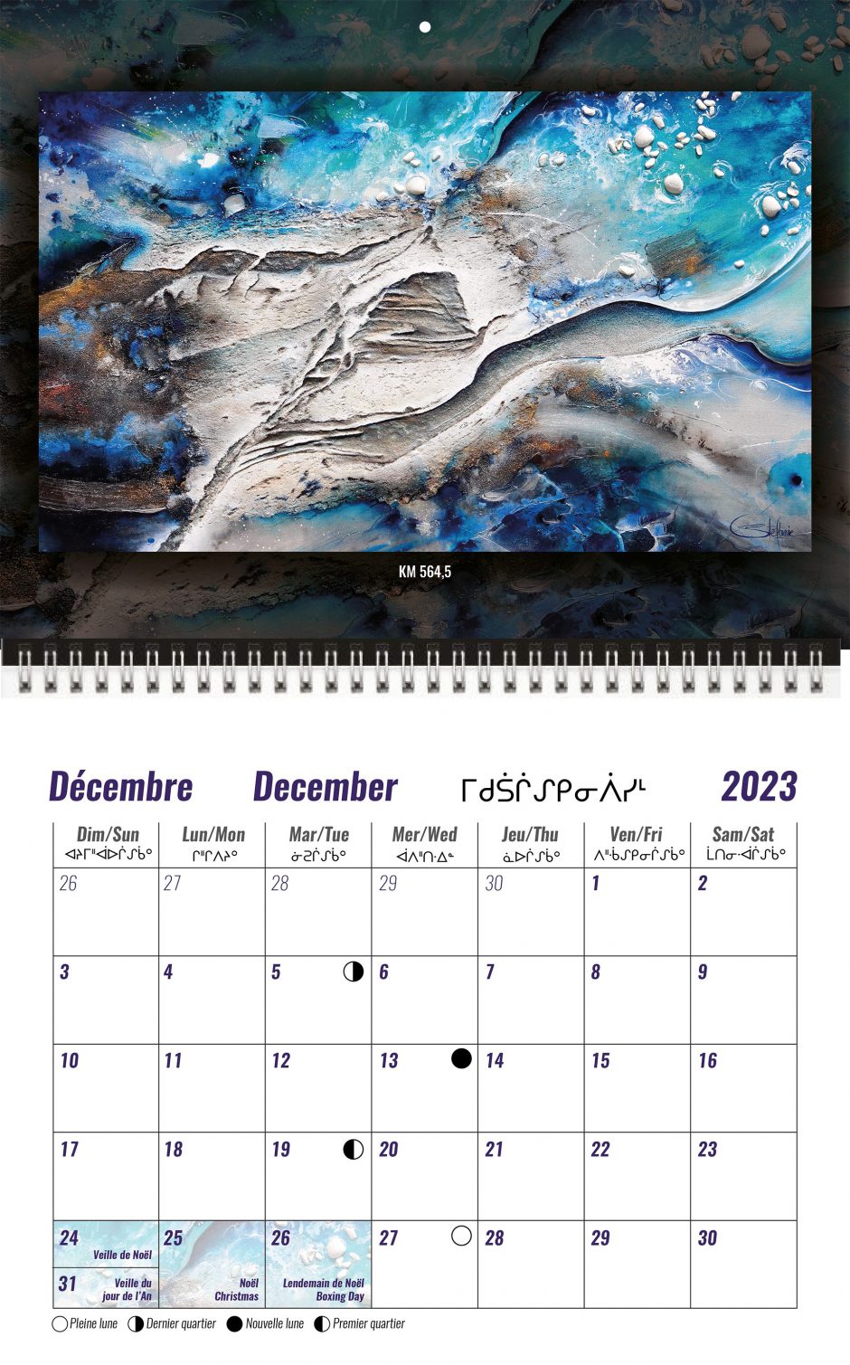 Calendrier 2023 Decembre Web