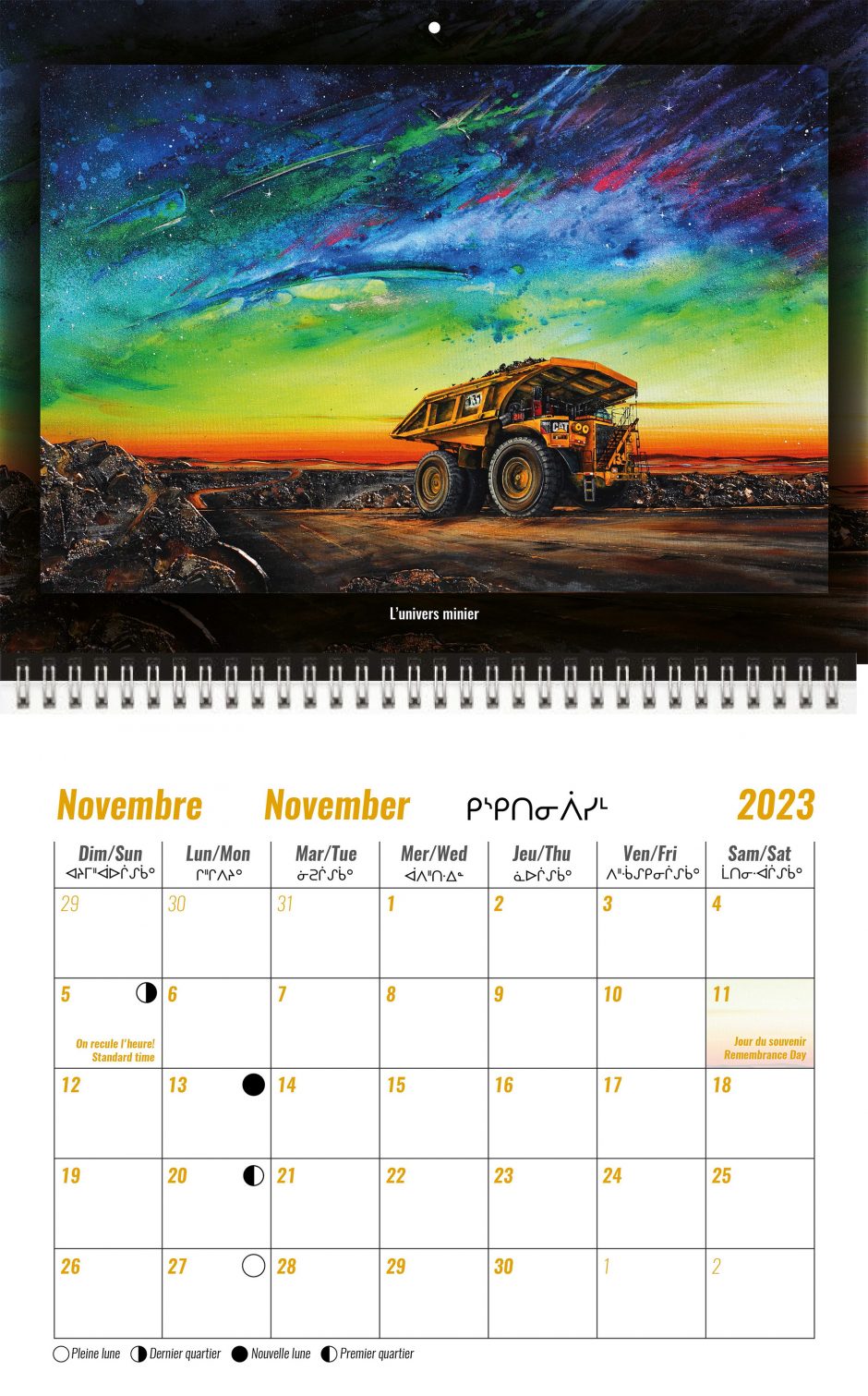 Calendrier 2023 Novembre Web