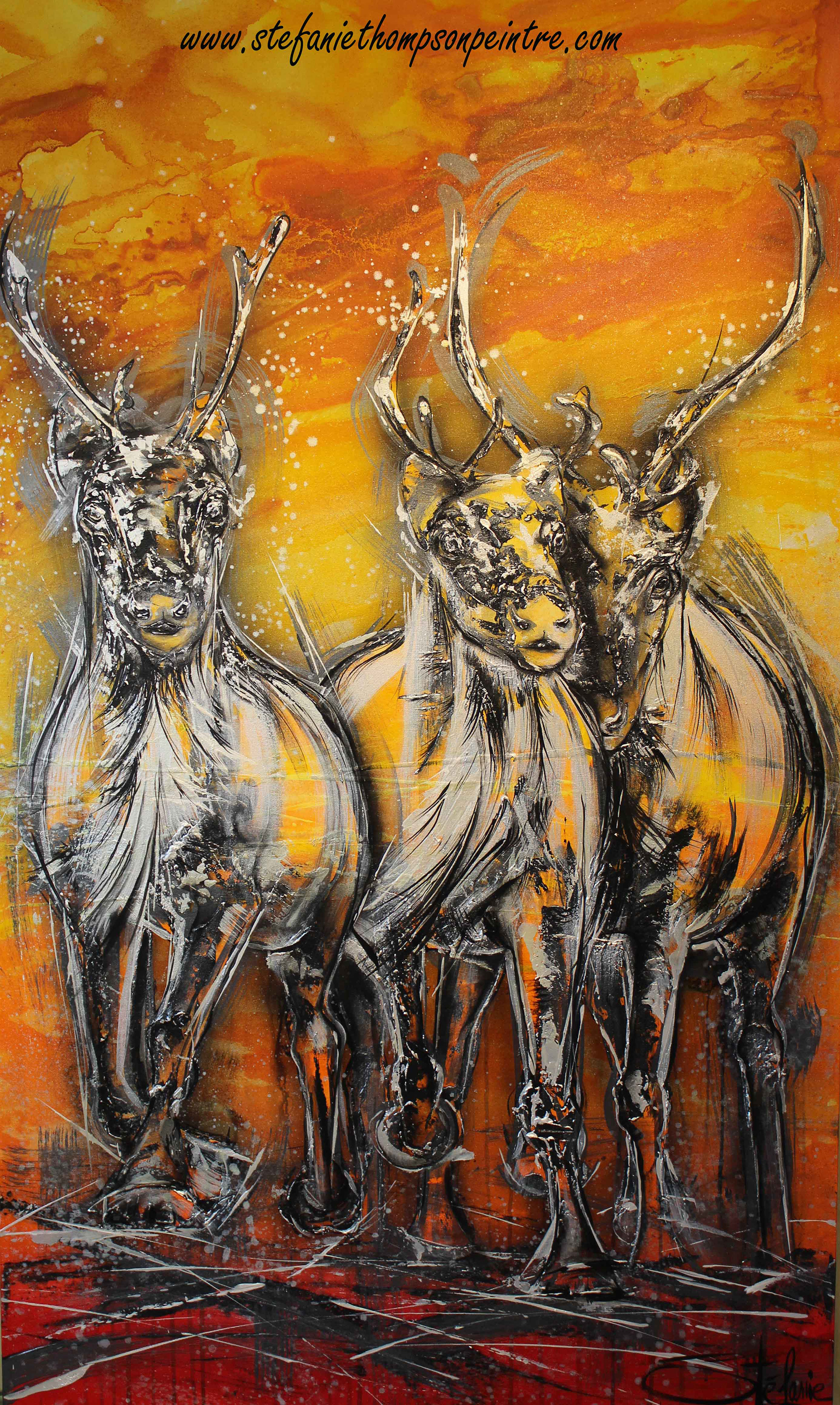 Souvenirs en noir et blanc? Portfolio Stéfanie Thompson Artistepeintre